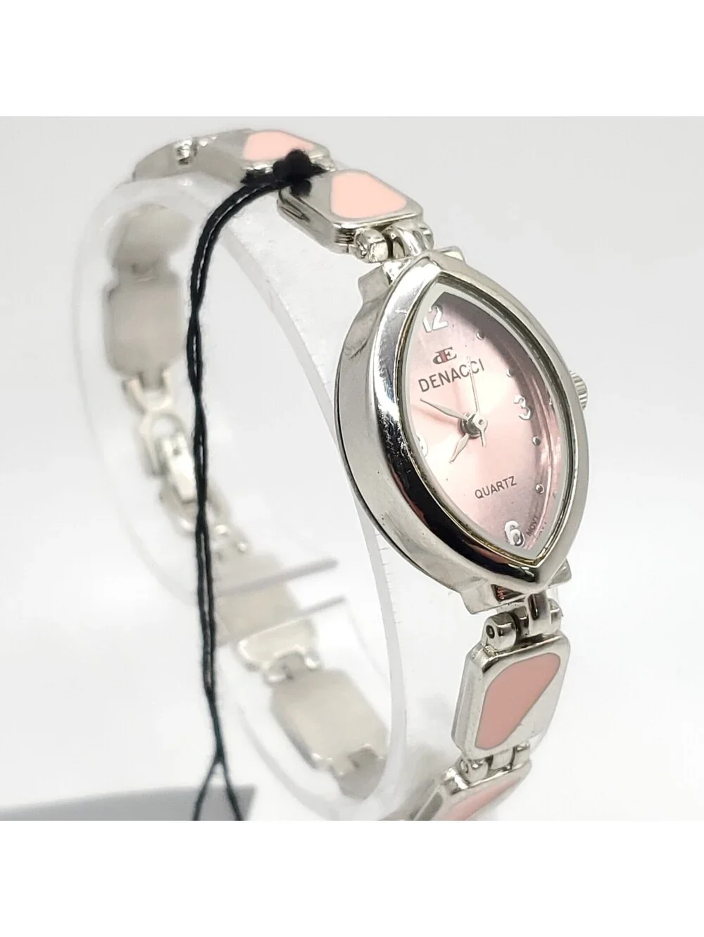 Denacci Quartz Watch Women 18mm Pink Dial With Tag New Battery